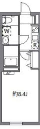 グランピア中野坂上　104号室　間取り