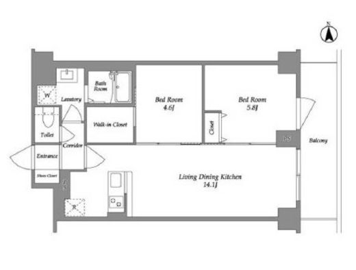 KDXレジデンス上板橋　106号室　間取り