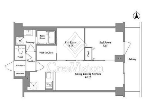 KDXレジデンス上板橋　207号室　間取り