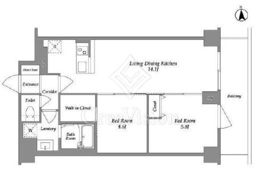 KDXレジデンス上板橋　208号室　間取り