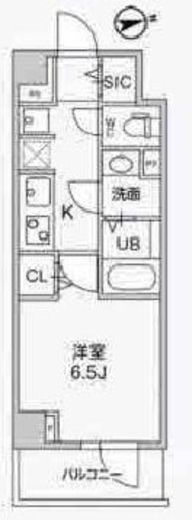 アリビス中野　106号室　間取り