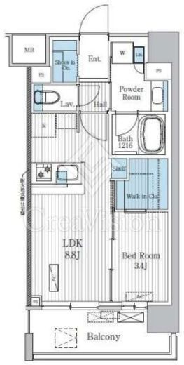 Terra蚕糸の森　505号室　間取り