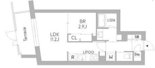 GranDuo荻窪3　101号室　間取り