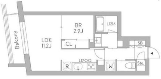 GranDuo荻窪3　301号室　間取り