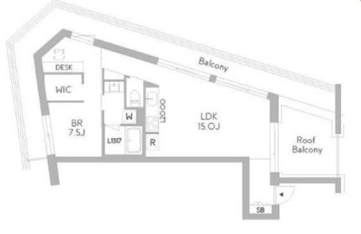 GranDuo荻窪3　403号室　間取り