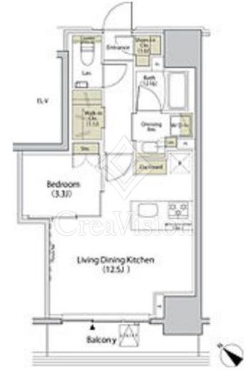 ザ・パークハビオ江古田　306号室　間取り