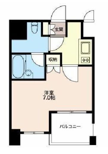 エスティメゾン浅草駒形　1004号室　間取り