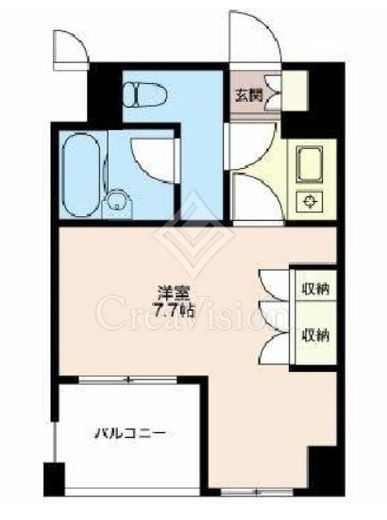 エスティメゾン浅草駒形　507号室　間取り