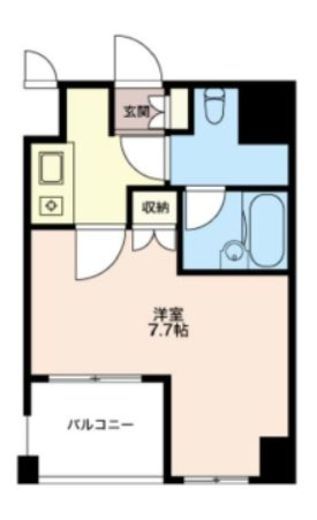 エスティメゾン浅草駒形　703号室　間取り
