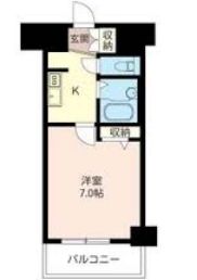 エスティメゾン錦糸町　502号室　間取り