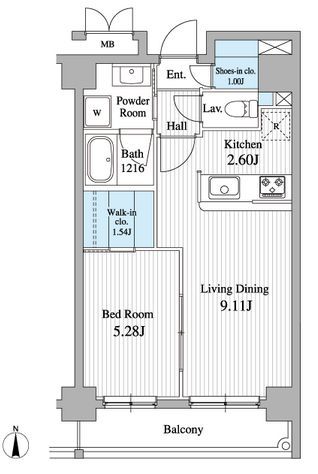 グランジュエ本所　504号室　間取り
