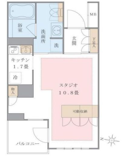 ブリリアイスト東雲キャナルコート　334号室　間取り