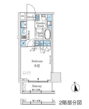 ベルビュー浅草橋　305号室　間取り