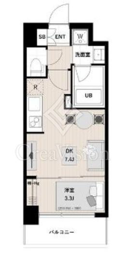 アーバンパーク清澄白河　302号室　間取り