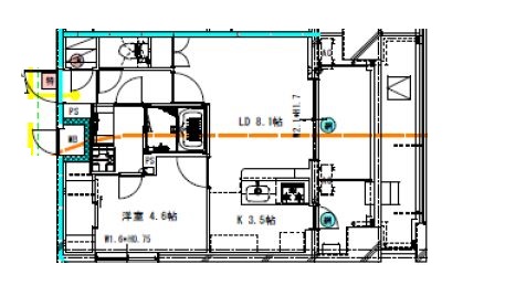 レジディア新御徒町2　1101号室　間取り