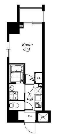 レジディア浅草吾妻橋　503号室　間取り