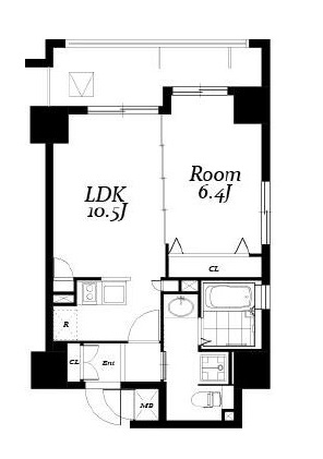 レジディア秋葉原　204号室　間取り