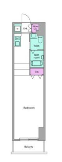 レジディア上野御徒町　307号室　間取り