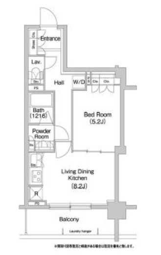 コンフォリア両国サウス　607号室　間取り