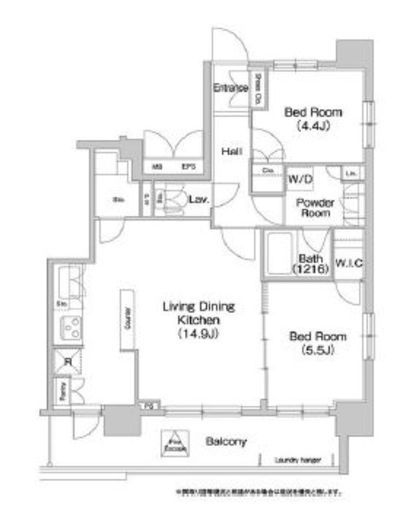 コンフォリア両国サウス　905号室　間取り
