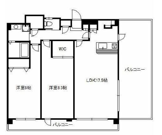 アルバ両国　701号室　間取り
