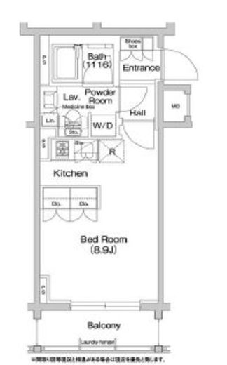 コンフォリア浅草橋　301号室　間取り