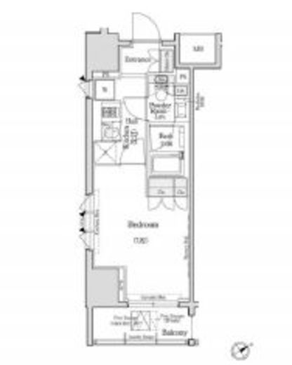 コンフォリア浅草橋　507号室　間取り