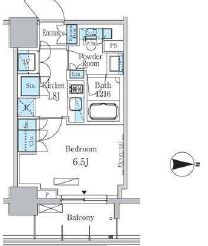 パークアクシス蔵前　302号室　間取り