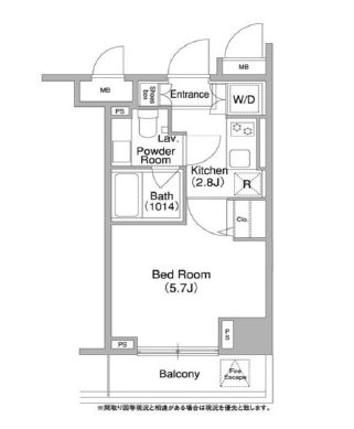 コンフォリア両国DEUX　207号室　間取り