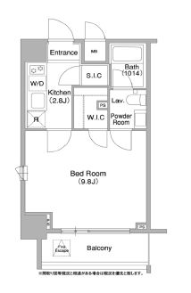 コンフォリア両国DEUX　501号室　間取り