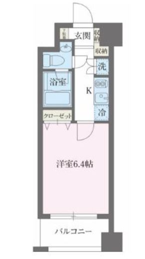 KDXレジデンス森下千歳　603号室　間取り