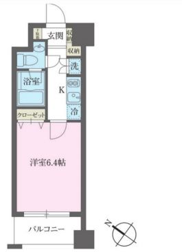 KDXレジデンス森下千歳　704号室　間取り