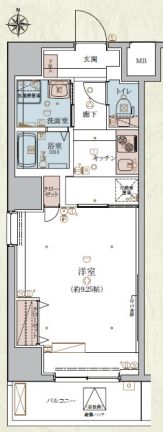 リヴシティ両国参番館　701号室　間取り