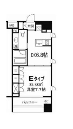 ＴＬＲレジデンス両国　1005号室　間取り