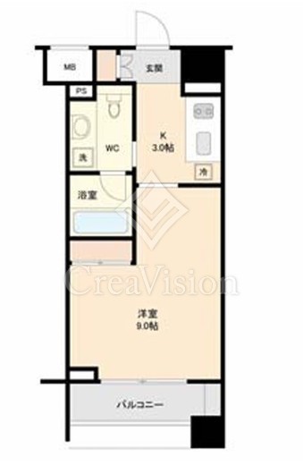 TLRレジデンス両国　1202号室　間取り