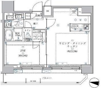アルテシモグラード　803号室　間取り
