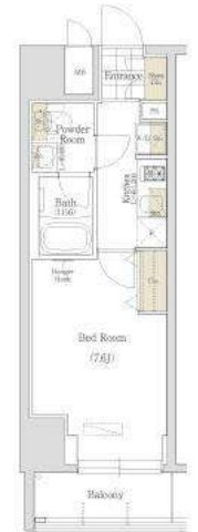 アーバネックス秋葉原EAST2　304号室　間取り