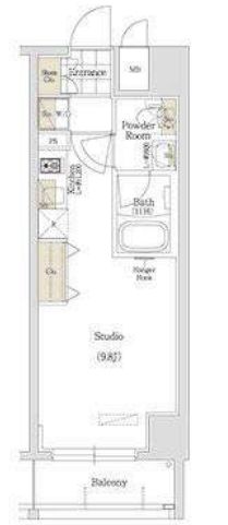 アーバネックス秋葉原EAST2　401号室　間取り
