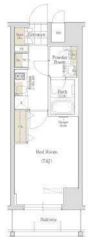 アーバネックス秋葉原EAST2　402号室　間取り