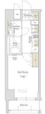 アーバネックス秋葉原EAST2　803号室　間取り
