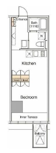 アイリブフォレスト　1004号室　間取り
