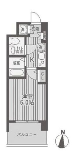 レジディア両国　302号室　間取り