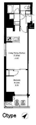 フレンシア浅草橋　207号室　間取り