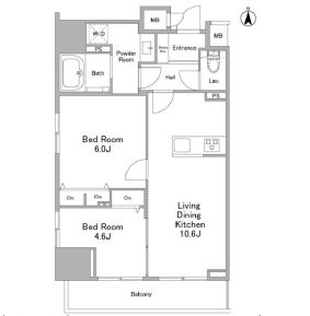 リバーレ浅草ウエスト　402号室　間取り