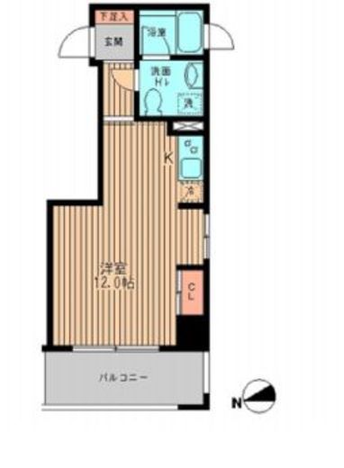 コンフォリア浅草駒形　303号室　間取り