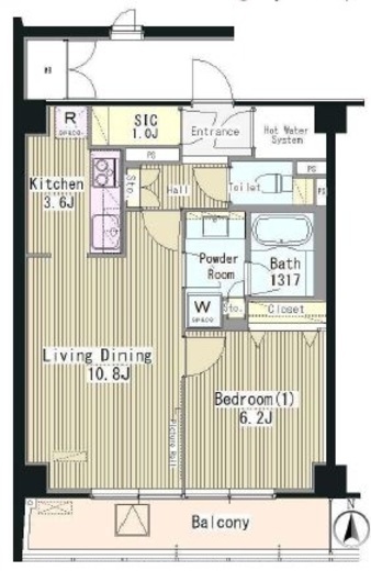 グランドゥール代々木大山　315号室　間取り