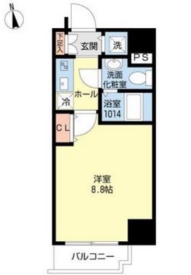グランヴァン浅草橋駅前　903号室　間取り