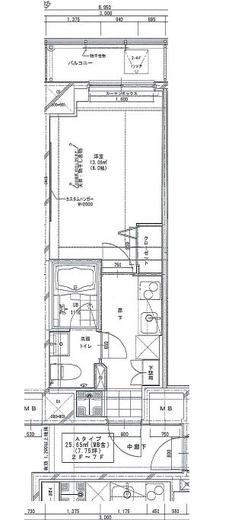 T-TERRACE森下　402号室　間取り