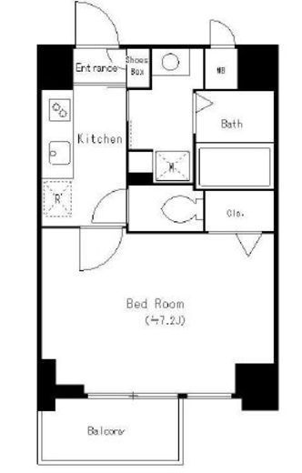 ウィステリア両国　502号室　間取り