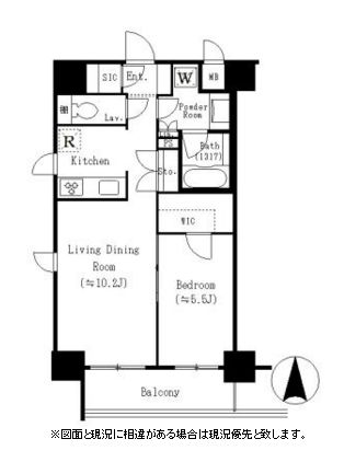 モアナ錦糸公園　508号室　間取り